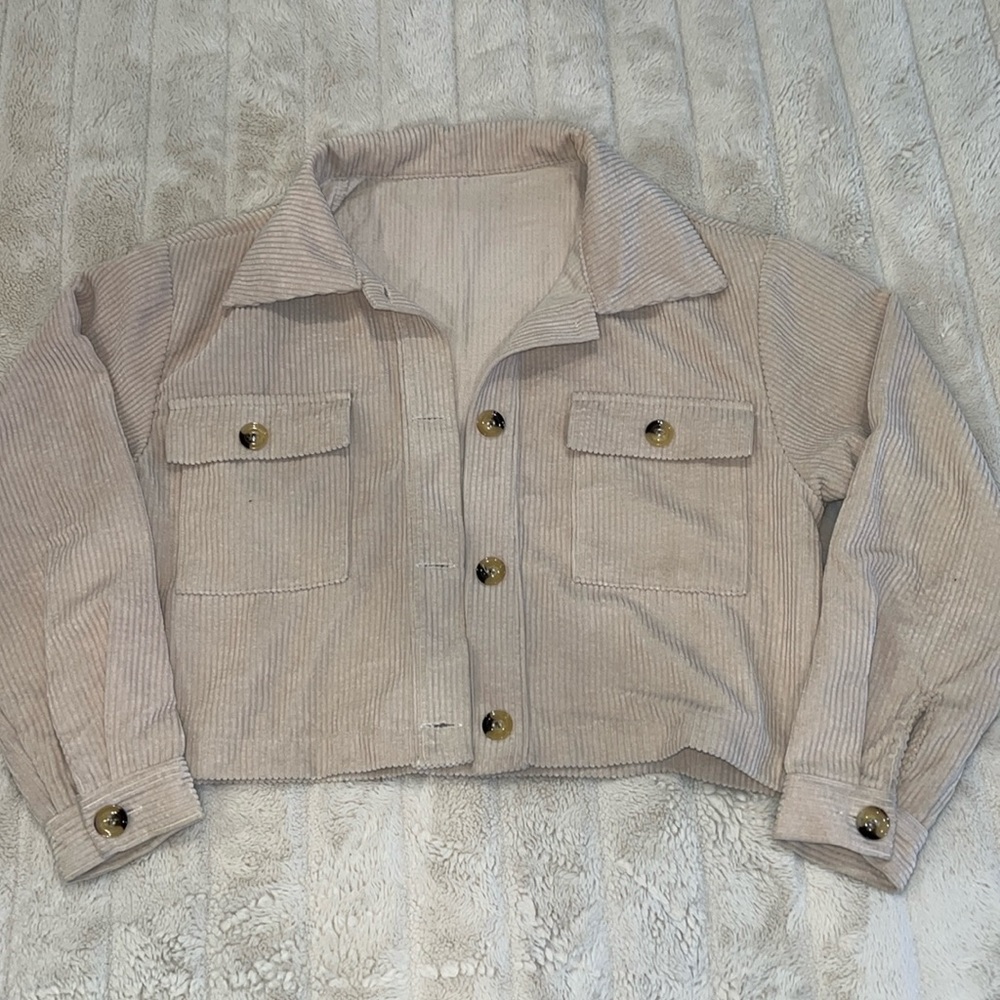 Velvet Cropped Jacket